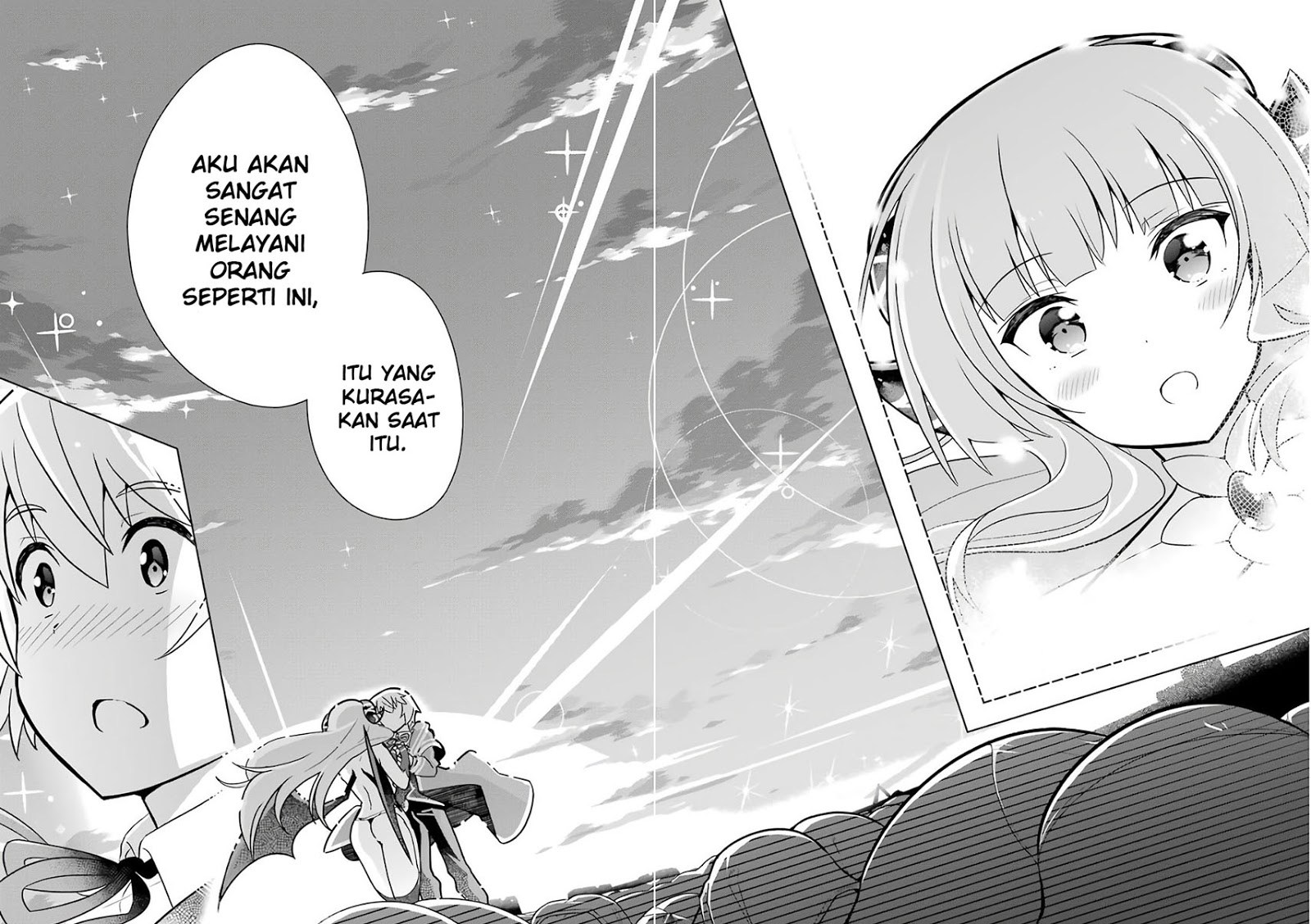 Wakamono no Kuro Mahou Hanare ga Shinkoku desu ga, Shuushoku shite Mitara Taiguu Iishi, Shachou mo Tsukaima mo Kawaikute Saikou desu Chapter 02 Gambar 35